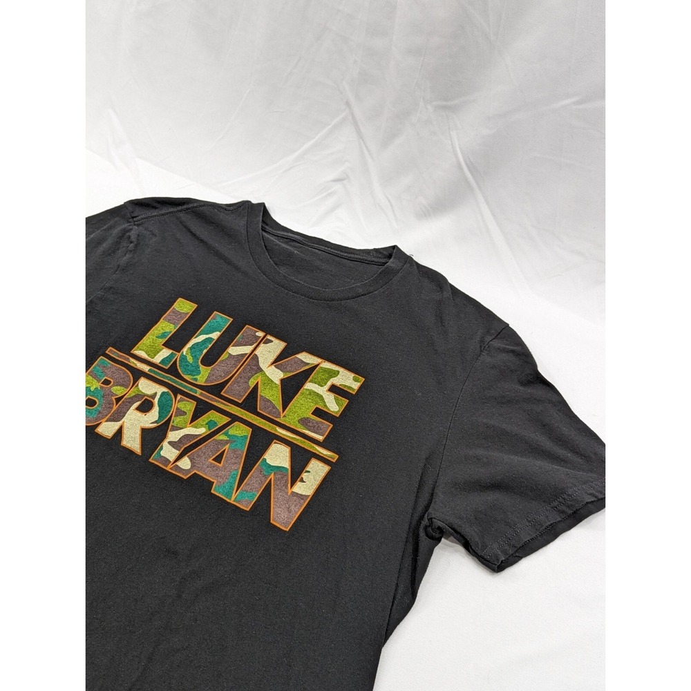 LUKE BRYAN 2018 What Makes You Country Black‎ Tour Concert T-SHIRT M/L